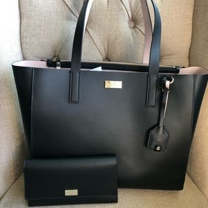 Kate Spade Tote and Wallet Set